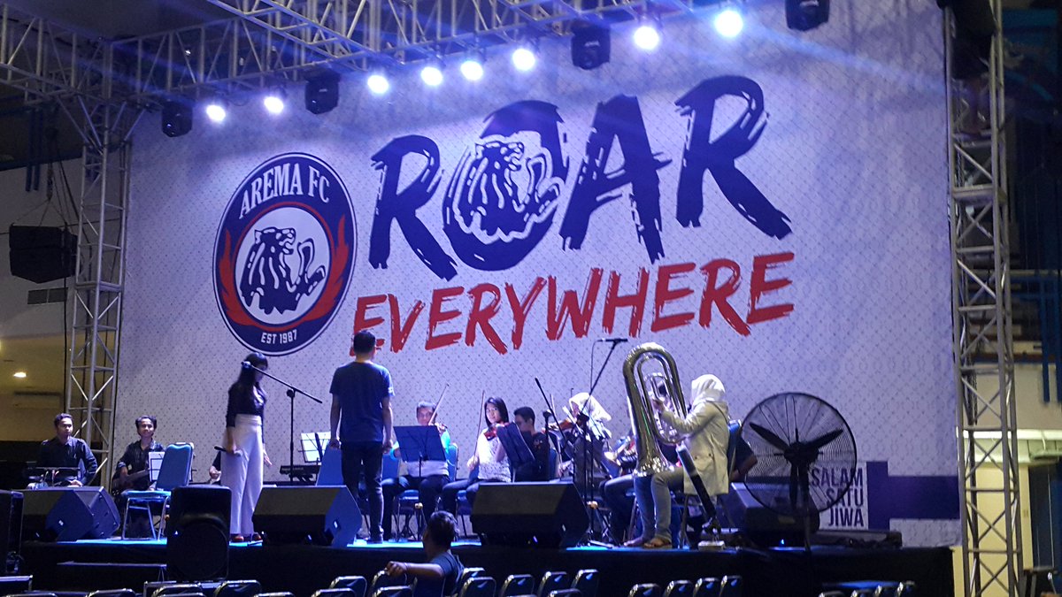 Launching Arema FC nanti malam di Graha Polinema Jl Soekarno Hatta, Aremania akan dimotivasi Tani Maju, Can A Rock, Arema Voice, Apa Rapper dan Dkross #roareverywhere  #roareverywhere #roareverywhere #roareverywhere