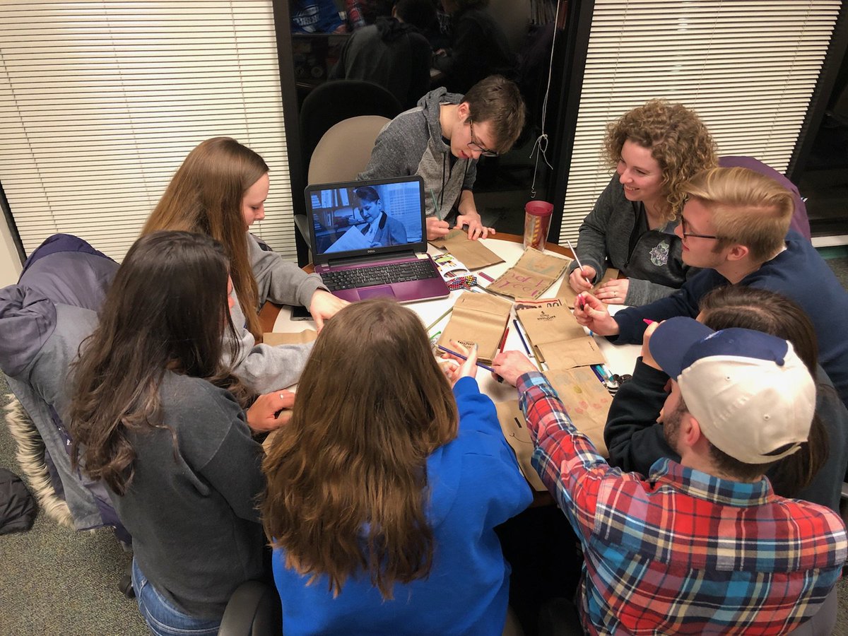 Our executive board meeting was filled with coloring bags for <a href="/kidsfoodbasket/">Kids' Food Basket</a> and watching the #BetsyPlank video from the <a href="/PlankCenterPR/">The Plank Center</a>! We are excited to celebrate the memory of Betsy and all that she did for PR as an industry!
