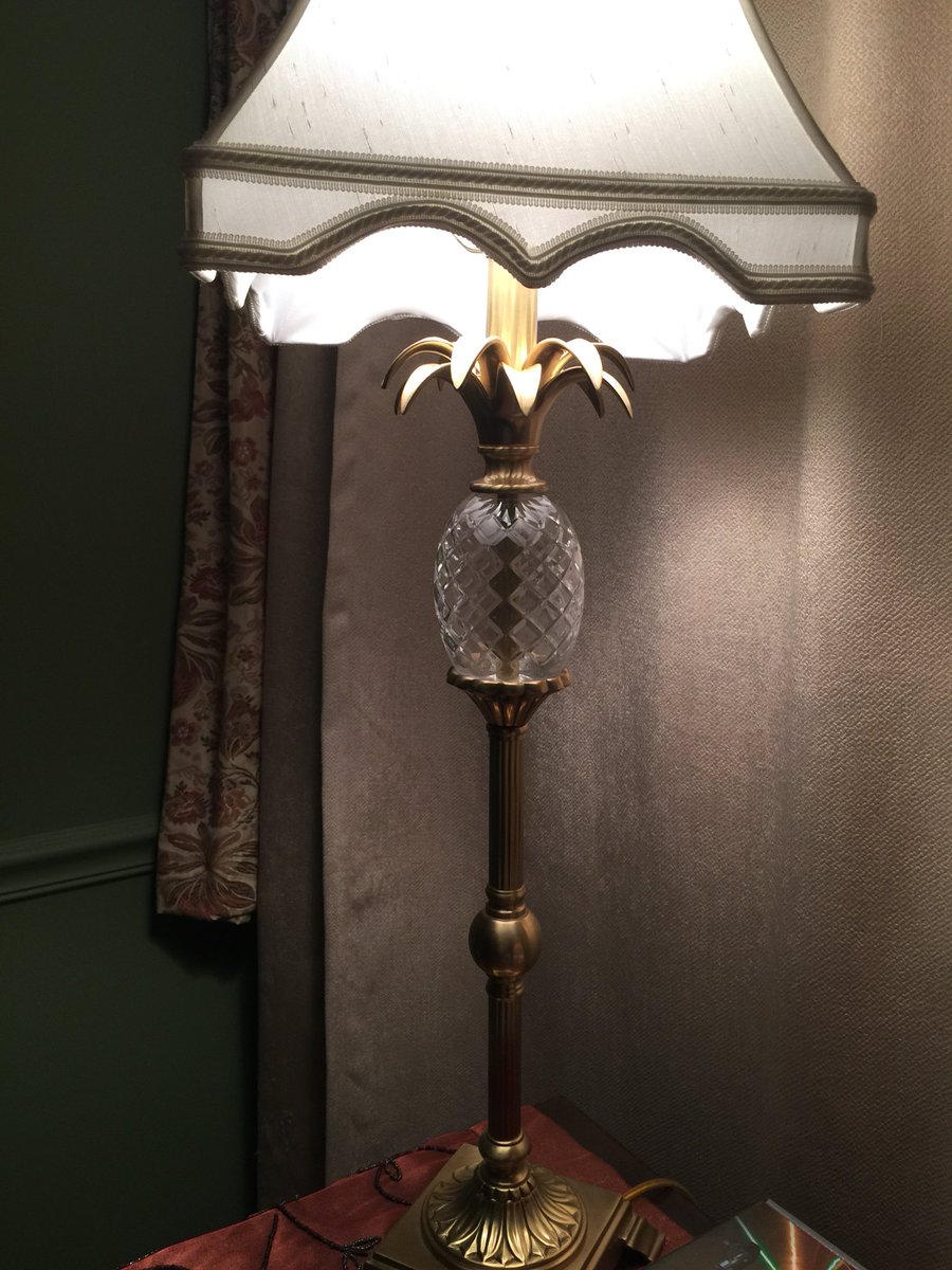 Hey <a href="/Sayhop/">Sara Hopkins Ayala</a> I got this pineapple lamp at a garage sale for $5. What do you think? They have another one I can send you! @robbyjayala thoughts?