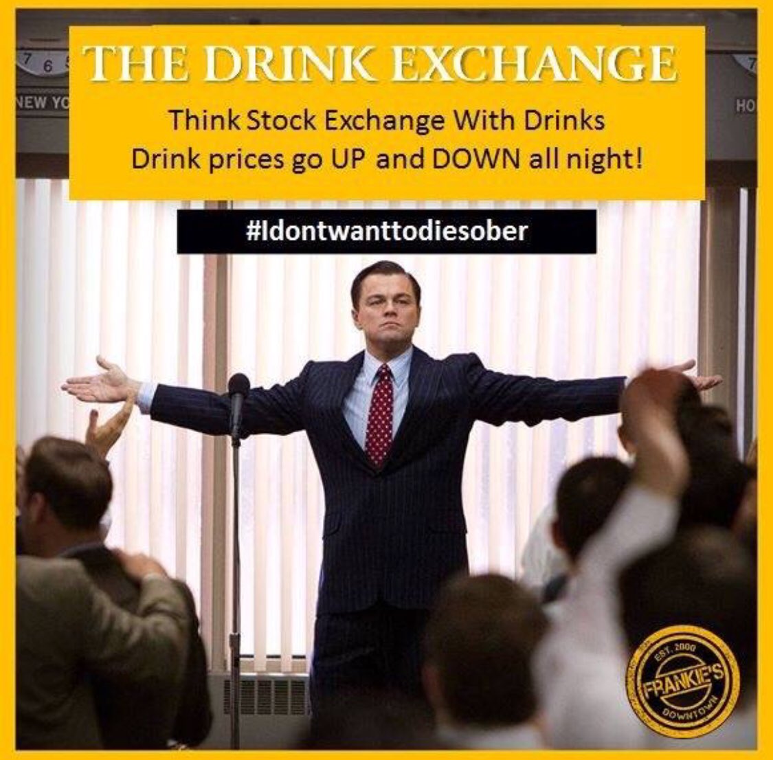 frankiesdfw's tweet image. The Drink Exchange - Mondays &amp;amp; Thursdays just launched and Jägermeister is bound to hit $3 bucks by 8PM!! #thedrinkexchange #mondaynights #jagermeister #shots #mydtdbar