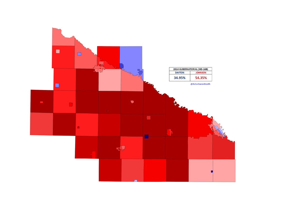 ActorAaronBooth's tweet photo. Things got a little more interesting in 2014 in #HD16B elsewhere on the ticket. For example, Jeff Johnson only pulled 54.35% of the vote. #MNGov #MNPol #MNLeg https://t.co/SBTlJMQcMV