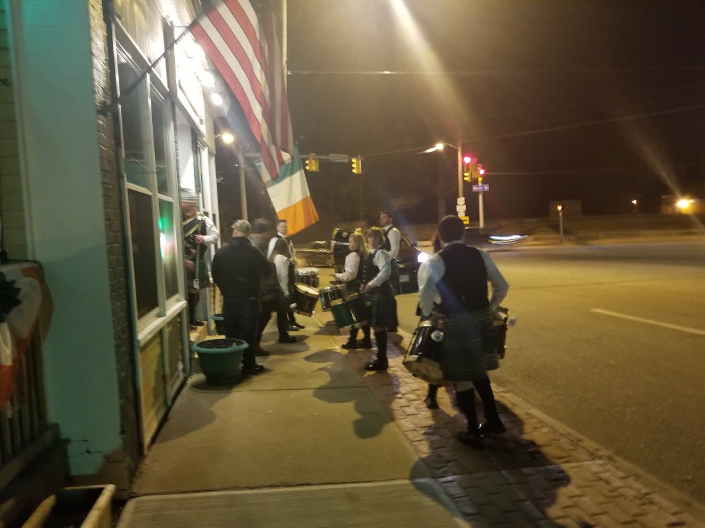 BandWsia's tweet photo. The day only begins with the parade for us. We play all around the West side for the whole day spreading our Irish heritage https://t.co/FD23c5NSkg
