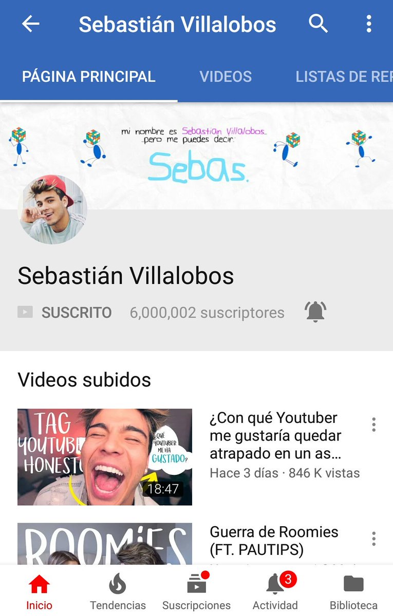 MundialDelPop10's tweet photo. Todo el equipo de @MundialDelPop10 felicitamos a @villalobossebas por llegar a los 6M de suscriptores en su canal de Youtube!! 😍😘💜🎉👏💪 #SebasA6M #SebasTo6M 🇨🇴 https://t.co/zoJvWFRkUD