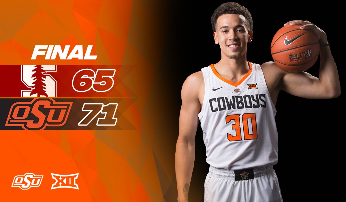 COWBOYS WIN!!!!!!!

#okstate defeats Stanford 71-65 and is now just one win away from NYC! #LetsWork 😎👏