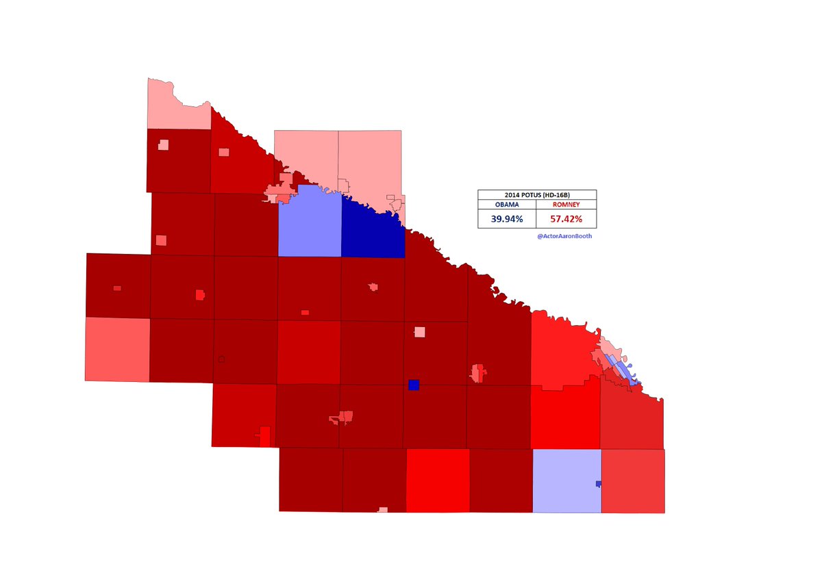 ActorAaronBooth's tweet photo. Obama performed better than Clinton in #HD16B. #MNLeg #MNPol https://t.co/OY5Ca5ISEq