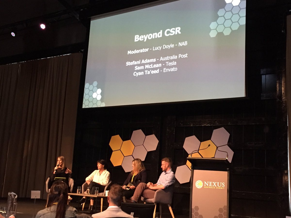 kathleong's tweet image. It is not enough to have a good product but you need to change the whole system to back it in.#beyondcsr #WeAreNEXUS @NAB @fya_org