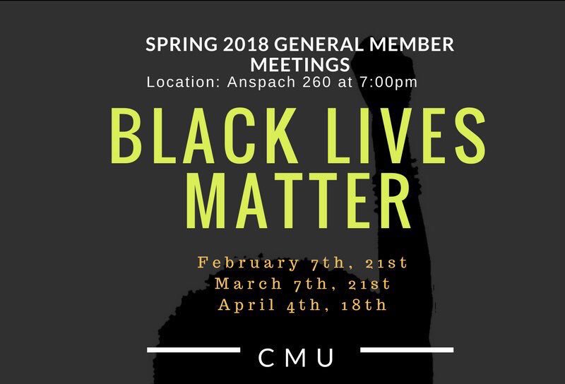 BLMCMU's tweet photo. WE’RE BACK! Join us this Wednesday @ 7 ✊🏿✊🏾✊🏽 https://t.co/Fptz6ctLJ8