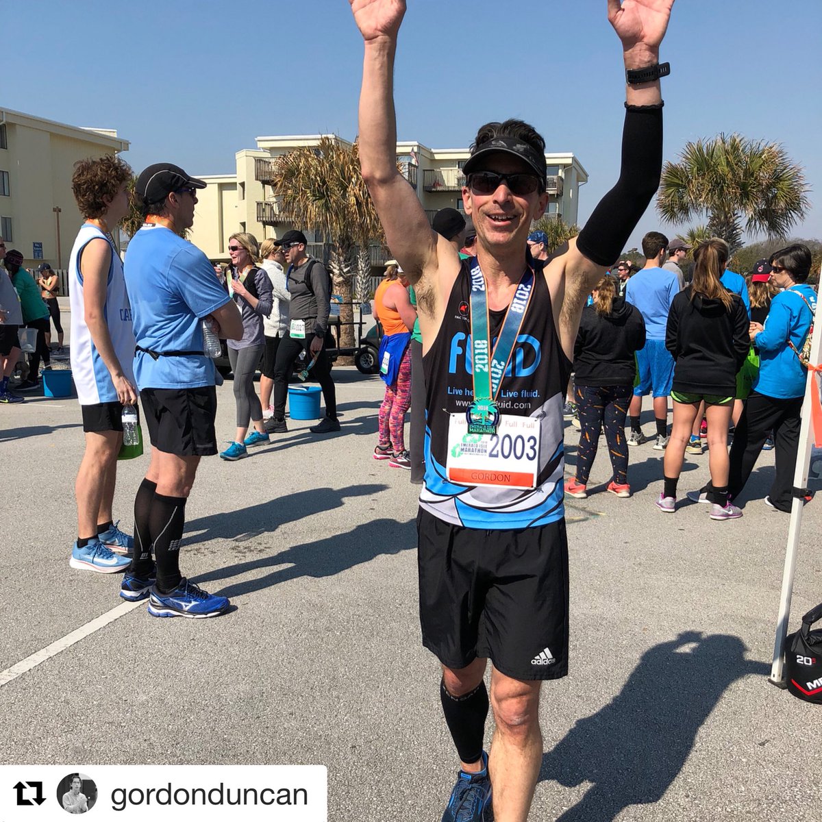 HUGE congrats to <a href="/gordonduncan/">Gordon Duncan</a> on his recent <a href="/bostonmarathon/">Boston Marathon</a> qualification! “Today is hard to put into words. With lots of support from lots of folks, I fulfilled a 9 year dream and qualified for the Boston Marathon.” #BostonMarathon #LiveFluid