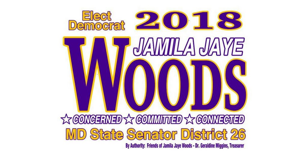 fojamilawoods's tweet image. Decisions are made, for and about you, with or without you! Let's work together to make sure that you are ALWAYS at the table! Elect Jamila Jaye Woods, #Maryland State Senate, Legislative District 26. friendsofjamilajayewoods.com #Woods4MDSenate