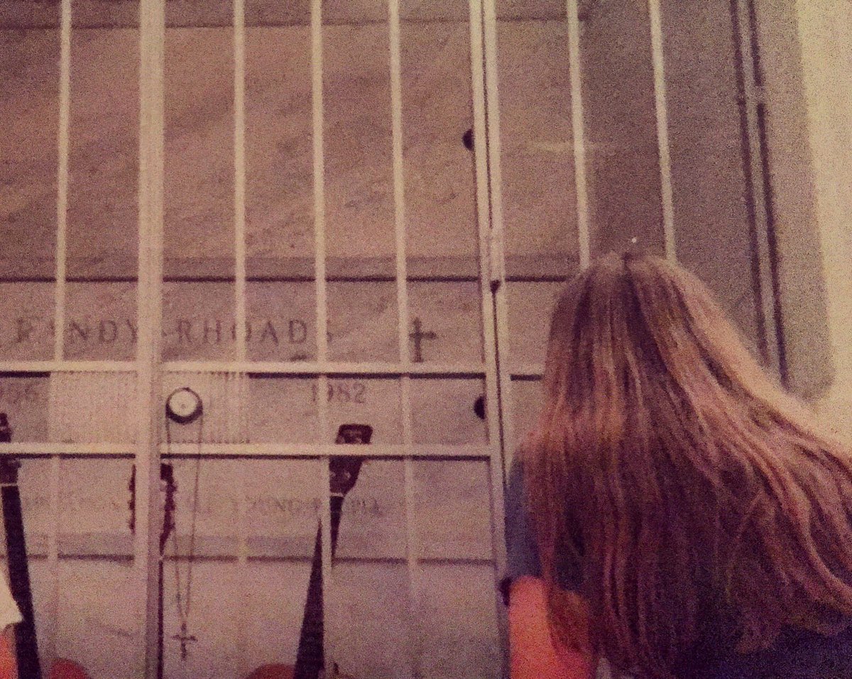 KyngEddie's tweet photo. When I was a kid a group of friends and I would drive an hour outside of Los Angles to pray to a guitar GOD.... #RR #RandyRhoads #circa97 https://t.co/1QVcsIY3aU