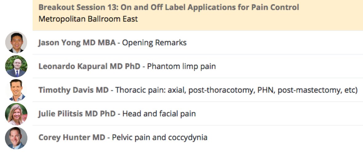 NEUROMODEC (@neuromodec) on Twitter photo 2018 NYC Neuromodulation Conference & NANS Summer Series #NYCNANS18. Session: On and Off Label Applications for Pain Control with J. Yong, L. Kapural <a href="/SpineUniverse/">SpineUniverse for Surgeons & Spine Specialists</a>, T. Davis <a href="/OrthoPain/">Sourcehealthcare</a>, J. Pilitsis <a href="/AlbanyMed/">Albany Med Health System</a>, and C. Hunter <a href="/Ainsworth_Pain/">Ainsworth Institute</a>. neuromodec.com/nycnans2018/ 2018 NYC Neuromodulation Conference & NANS Summer Series #NYCNANS18. Session: On and Off Label Applications for Pain Control with J. Yong, L. Kapural <a href="/SpineUniverse/">SpineUniverse for Surgeons & Spine Specialists</a>, T. Davis <a href="/OrthoPain/">Sourcehealthcare</a>, J. Pilitsis <a href="/AlbanyMed/">Albany Med Health System</a>, and C. Hunter <a href="/Ainsworth_Pain/">Ainsworth Institute</a>. neuromodec.com/nycnans2018/