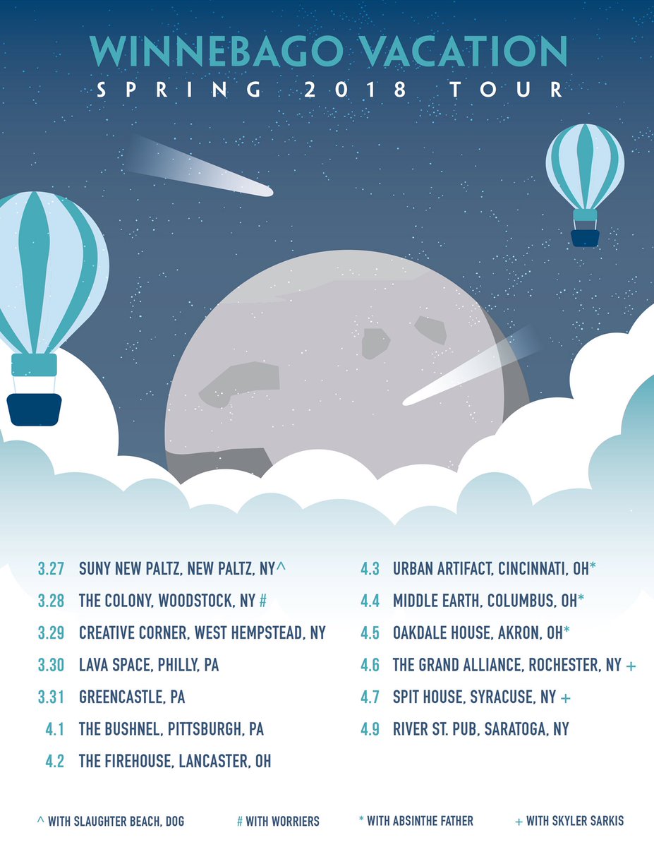 Tour poster design for Winnebago Vacation ✨