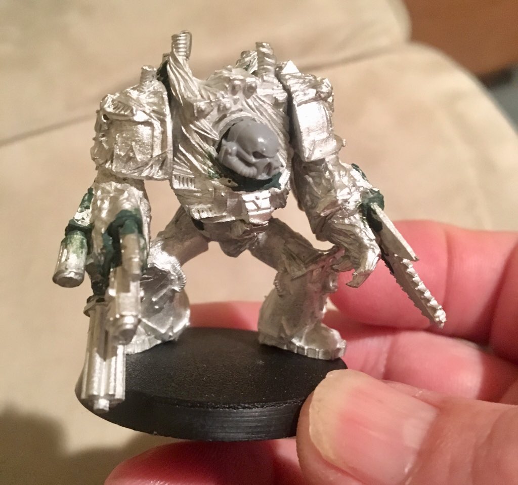 Ted_Nagel's tweet photo. More retro for my #IronWarriors #warmongers #wh40k https://t.co/mVdqWgYURb