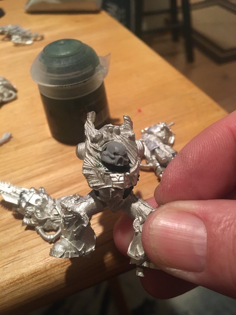Ted_Nagel's tweet photo. More retro for my #IronWarriors #warmongers #wh40k https://t.co/mVdqWgYURb