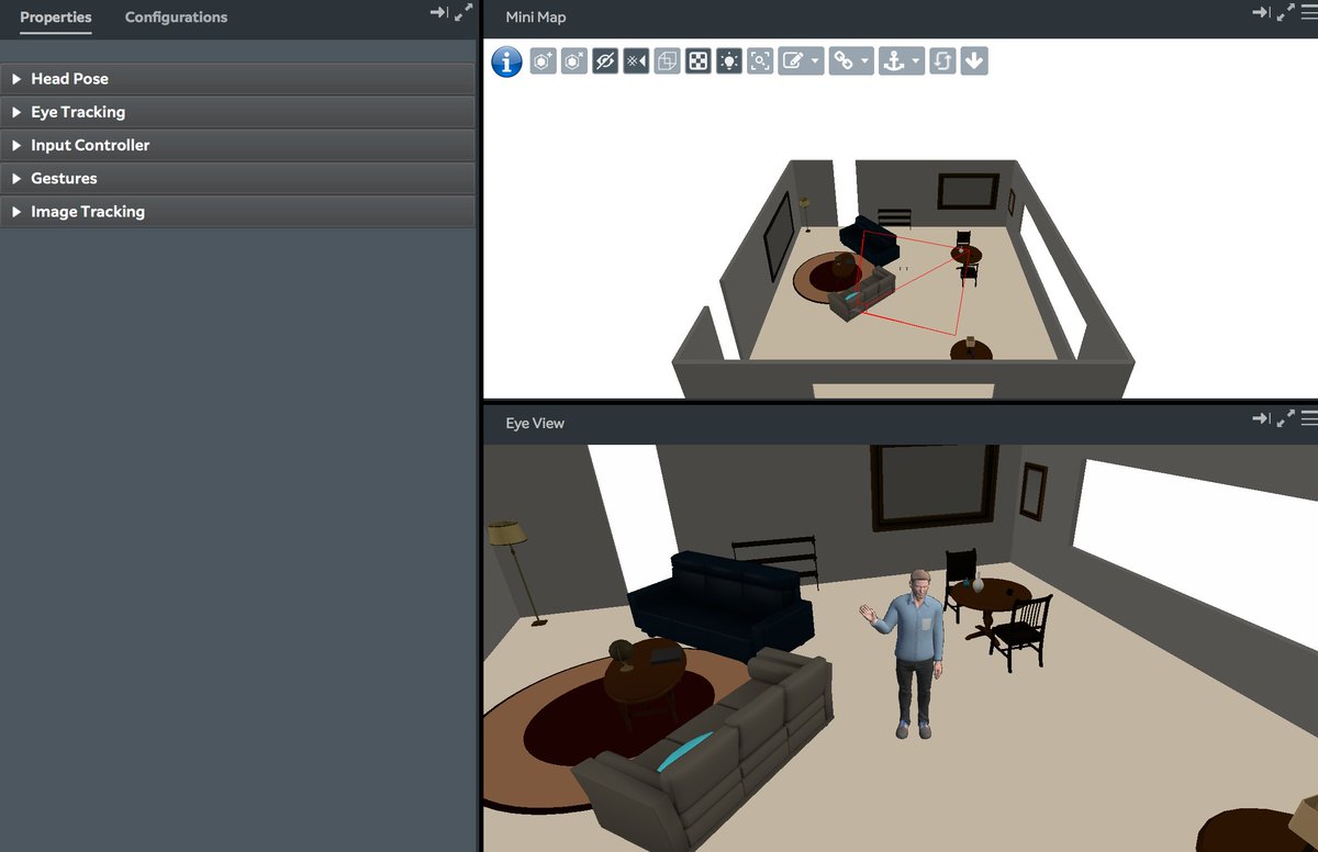 OverworldApp's tweet photo. Enjoying what we see from the new @magicleap SDK. (Digital-Ben says hello from the virtual lounge!) #SpatialComputing #AR #AugmentedReality #MR https://t.co/mQ5r5ojLNA
