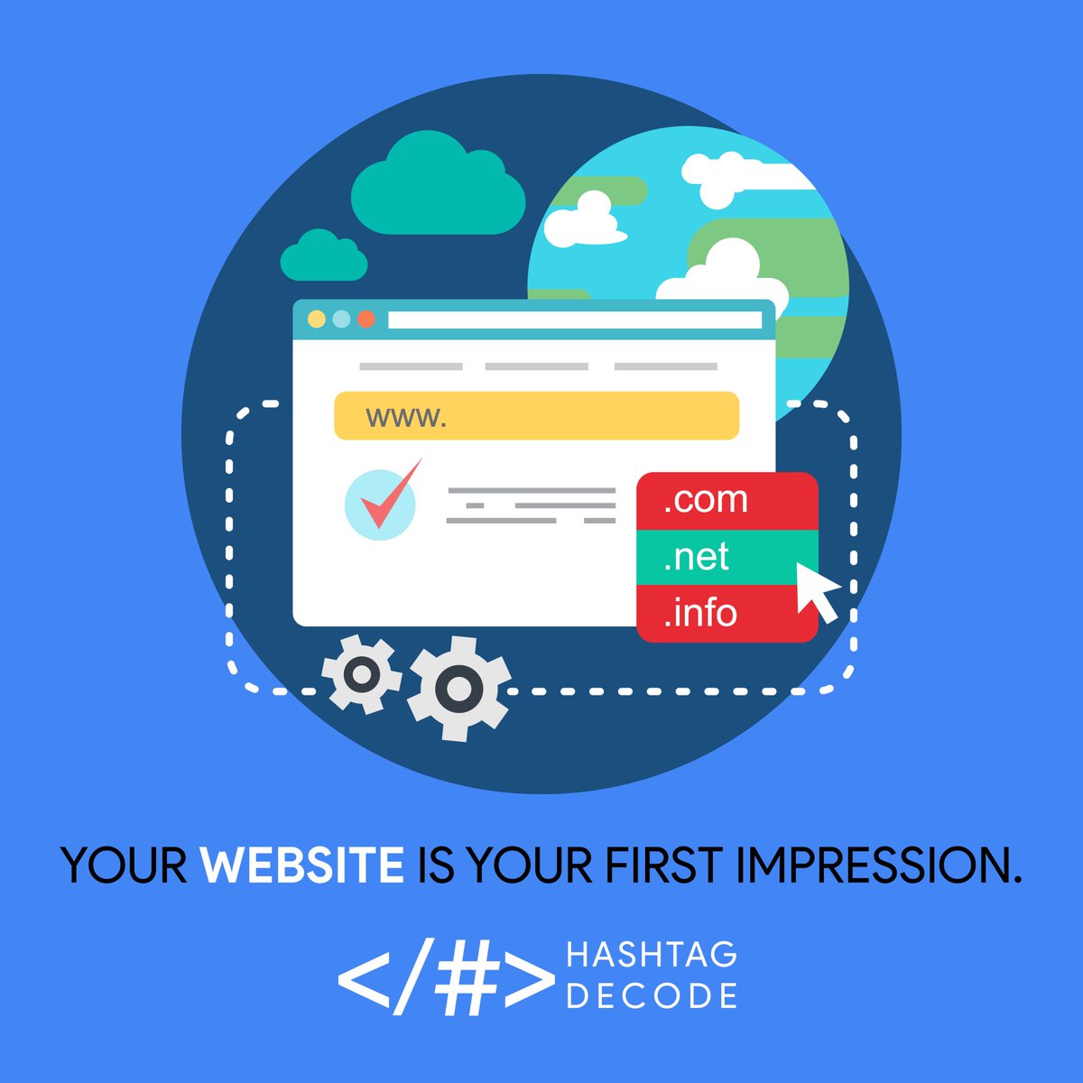 HashtagDecode's tweet photo. Your potential customers are not ‘browsing’- they are ‘searching’.
So, what makes you look right?
Ask us how we can help you & Get In touch on:
visit https://t.co/ApXgwa0L6o
#HashtagDecode #BeTheChange #webdevelopment https://t.co/4n0GYeSOHh