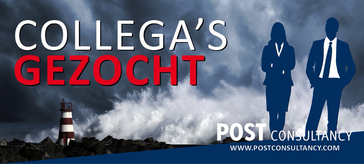 Collega's gezocht!! Ervaren samenstellers jaarcijfers!
We zijn voortdurend dringend op zoek naar nieuwe collega's.
Bent u toe aan een nieuwe uitdaging? Bent u het baken dat wij zoeken?
Neem contact op met louwe@postconsultancy.com of bel met 0527-687204.