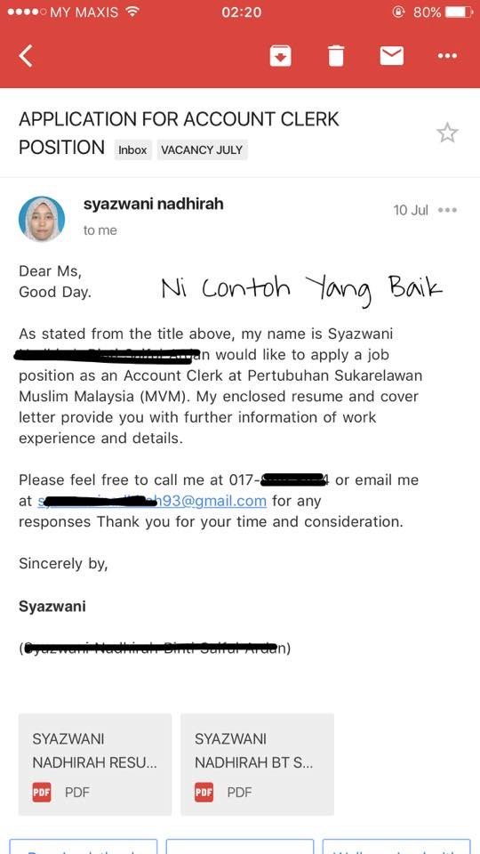 MauKerjaMY's tweet photo. Contoh yang boleh dirujuk https://t.co/QGYjFaAz3f