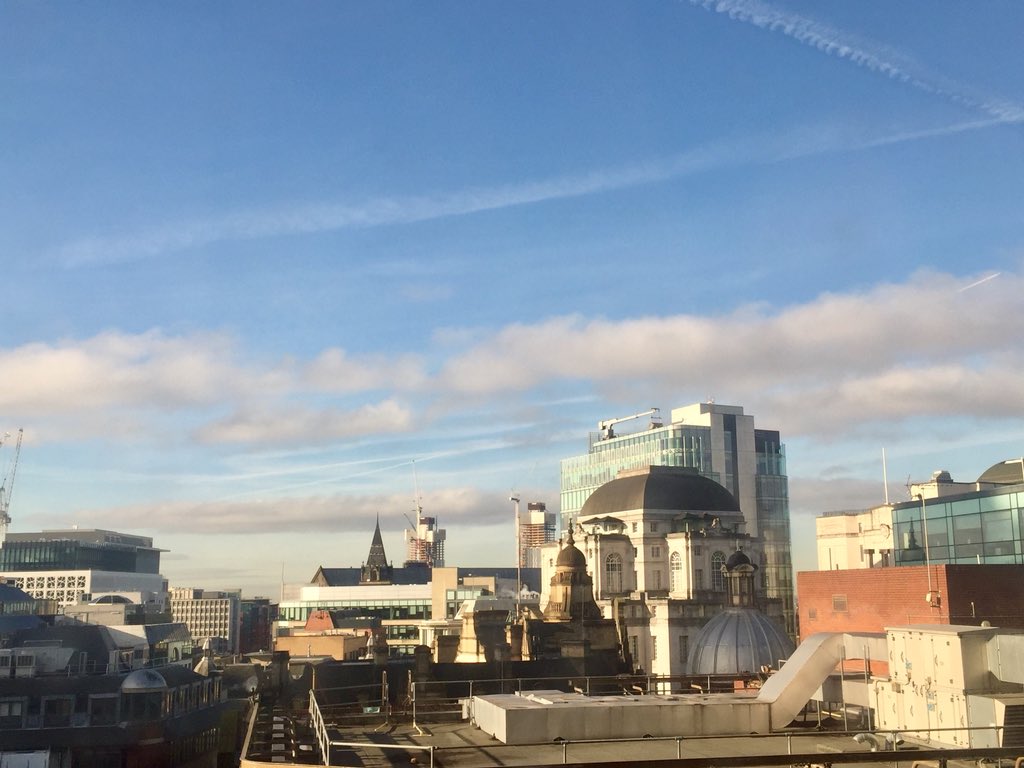 The ☀️ is shining in #Manchester on International Day of Happiness. #HappyDay #Equinox #FirstdayofSpring (hopefully..)