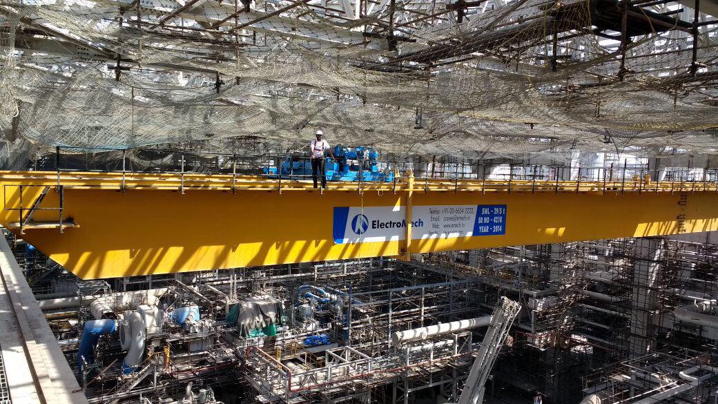 ElectroMech is one of the leading crane suppliers to the Oil &amp; Gas industry, not only in India but across different parts of the world.
This is a 29/5t crane of 50.4m span supplied to a leading Oil &amp; Gas company in India for their ASU plant.
#ElectroMechEverywhere, #OilAndGas