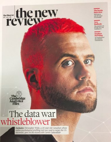 benbochner's tweet photo. OF COURSE this guy is the newest Trump Show character.

That ululating sound you hear in the distance is not an Arab funeral.

It's the sound of every fiction writer in the world beseeching God
to "KILL ME NOW!" rather than even TRY to compete with reality.

"Cambridge Analytica" https://t.co/gi0G4fi7vw