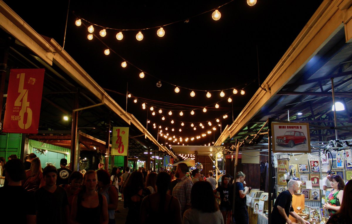 Walks101Premium's tweet photo. A great way to spend a summer evening is a visit to the Night Markets on Wednesdays. Every Wednesday night at the Queen Victoria Markets 5pm - 10pm (the last one this year will be April 11). There's food stalls, market shopping and free live music :) https://t.co/7qesRB9WGM