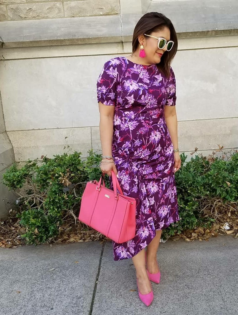 LydiaStyledMom's tweet photo. Spring looks now on the blog 💞💜❣ This dress by @WhoWhatWear for @Target @TargetDeals #TargetStyle #ShareMyTargetStyle pumps are @CSiriano for @PaylessInsider #PaylessForStyle #payless #fashion #style https://t.co/5Qp1fQ1LjB