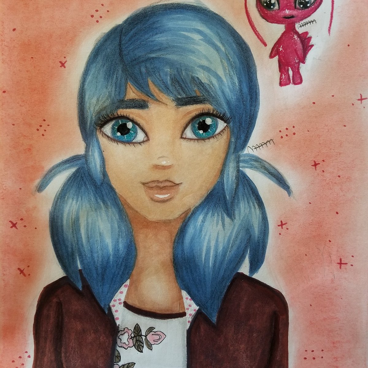 Merce_1612's tweet photo. Marinette! 
#MiraculousLadybug https://t.co/V3L4u0yyCF