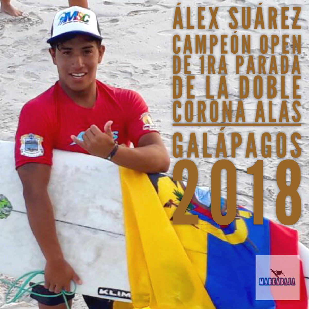 EcuaSurf's tweet image. Roberto " Bibi " Rodriguez y Álex Suárez hacen historia en #Galápagos, al registrar una final inédita entre ecuatorianos en open varones de la 1ra parada de la #DobleCorona del Circuito Latinoamericano #Alas, que culminó este lunes en la playa Tortuga Bay, en la isla Santa Cruz.