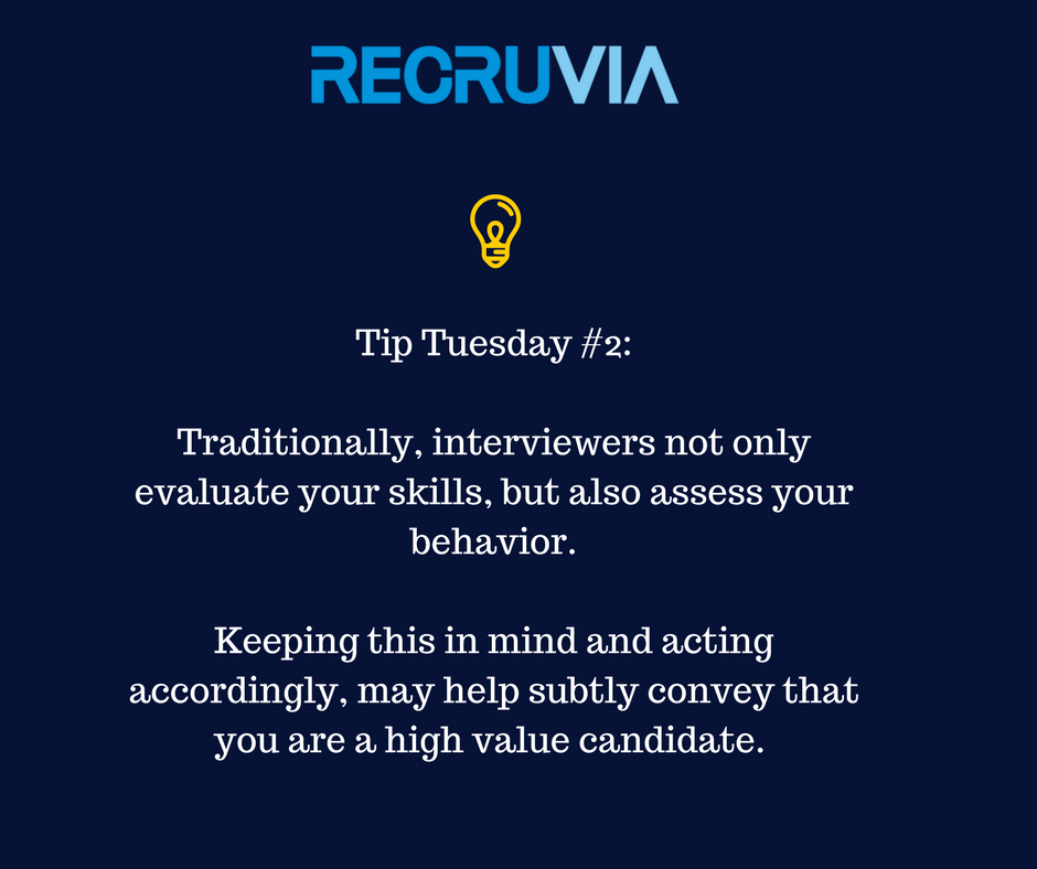 RecruVia's tweet photo. Tip No. 2 - Stay tuned for more career tips! #RecruVia #TipTuesday #Legal #Recruitment #LegalTech #Lawyer #Law #LegalTalent https://t.co/tJjQwwlxGC