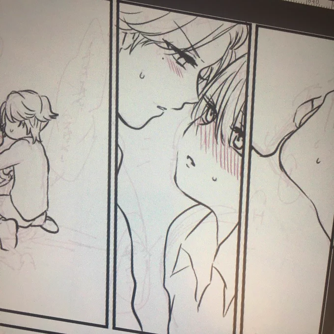 いろんな漫画並行して描くという馬鹿な事をしてるせいで全部が全部中途半端ですが、跡日♀ちゃん楽しいです。テニプリが実家というかなんか跡日は自室って感じ(?) 