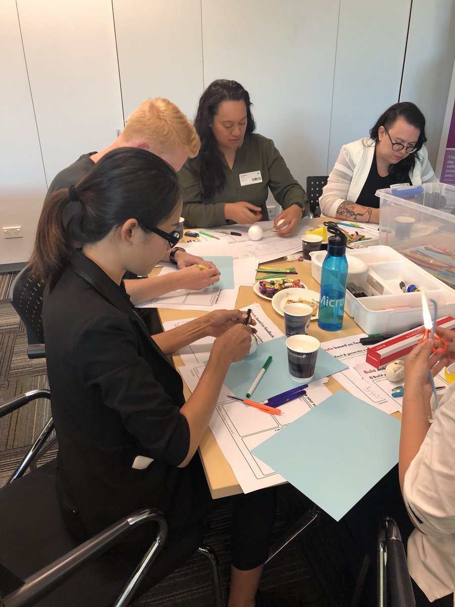 RuthJamesNZ's tweet image. Actually BUILD your solution!! #DesignThinkingWorkshop with @FlyAirNZ &amp;amp; @SheSharp_NZ