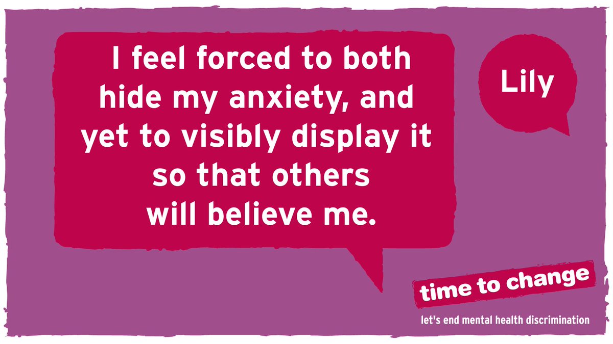 When it comes to talking about a mental health problem, sometimes it feels like you can't win. Read about Lily's experience of anxiety:
bit.ly/2FWj4J9