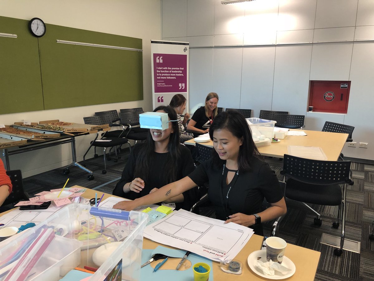 RuthJamesNZ's tweet image. Sharing prototype #DesignThinkingWorkshop