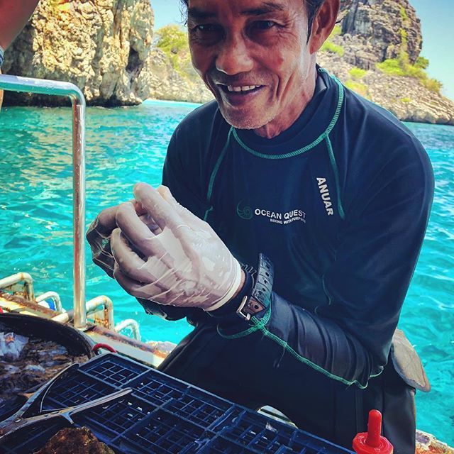 klcpp's tweet image. Anuar Abdullah teaching the Coral Propagation Trainer Course ift.tt/2FL5jRL