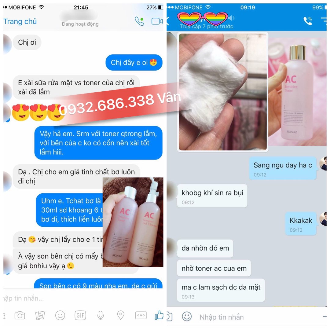 VanLe_Skinaz's tweet photo. 😍MUỐN #DA_KHOẺ_ĐẸP THÌ TRƯỚC TIÊN DA PHẢI "#SẠCH"❗️BỘ ĐÔI #SỮA_RỬA_MẶT_AC + #TONER_AC #SKINAZ BÁN RA 100 CHAI KHÁCH XÀI KHEN TÍU TÍT HẾT 100 CHAI👍🏻
⚠️DÙNG ĐƯỢC CHO DA MỤN - YẾU - DỊ ỨNG - HƯ TỔN 
📲 #Vân_0932686338
👉Xem chi tiết: https://t.co/4uQIZaOCVY https://t.co/uBgyvHPVSJ