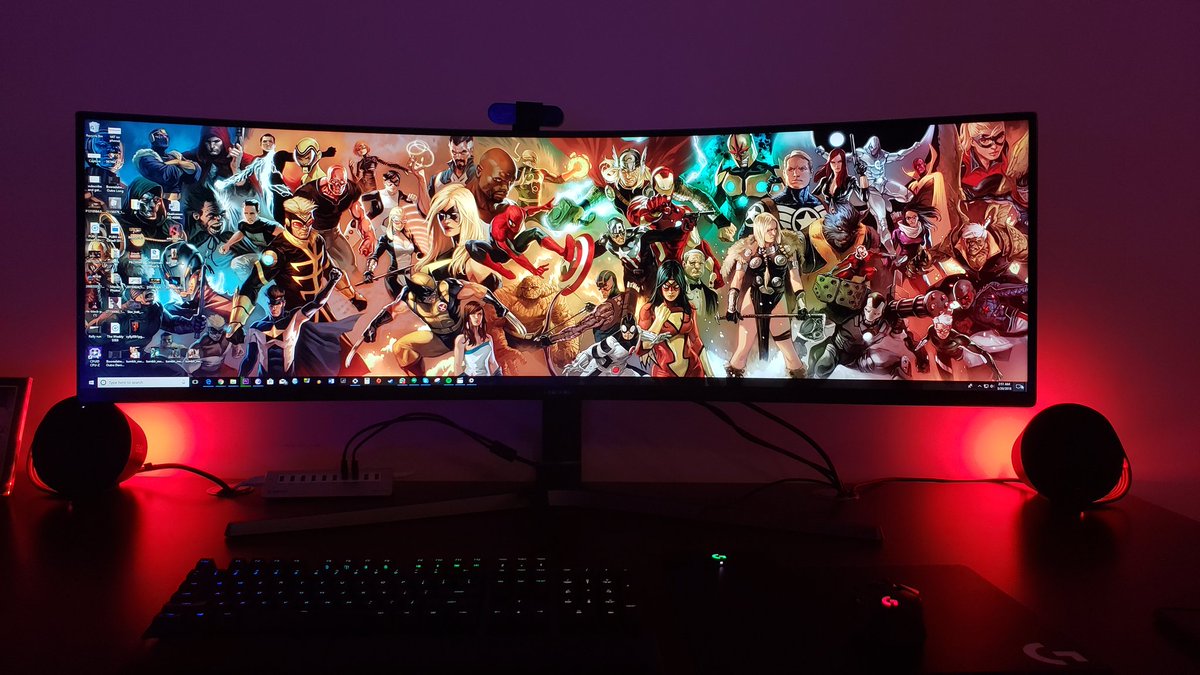 booredatwork's tweet photo. Late night editing.
Loving the new #logitechG560 speakers and all the RGB lighting to help highlight the 49" beast of a monitor.
π· #galxays9plus lowlight shot (using stock camera app)
Oh by the way new video coming stay tuned.... https://t.co/h10k9f2uOh