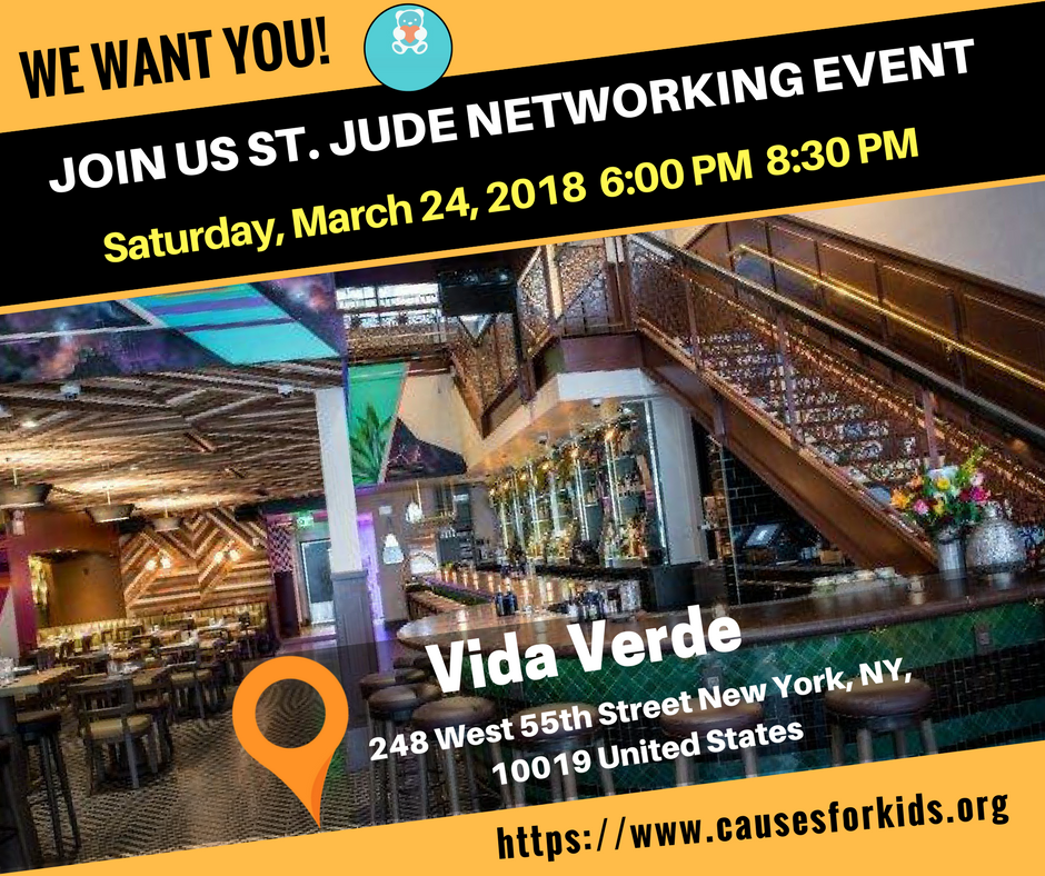 causesforkids's tweet photo. Help St. Jude #Hospital and Causes for kids accomplish their #Goal of $1000. Share this event to your #friends to help them meet their goal. If interested, then book your ticket at https://t.co/2AOHZpolUw
#causesforkids #events #charity #NewYork #Children #helpingothers #need https://t.co/hD5UhEpnRR