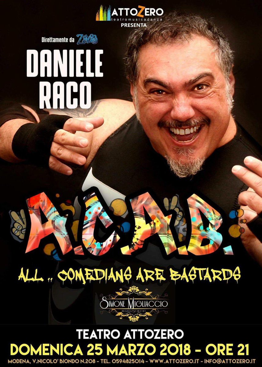 atto_zero's tweet image. #venerdì #sabato #domenica #tango #improvvisazione #comicità #fdtshow #danieleraco #zelig #attozero