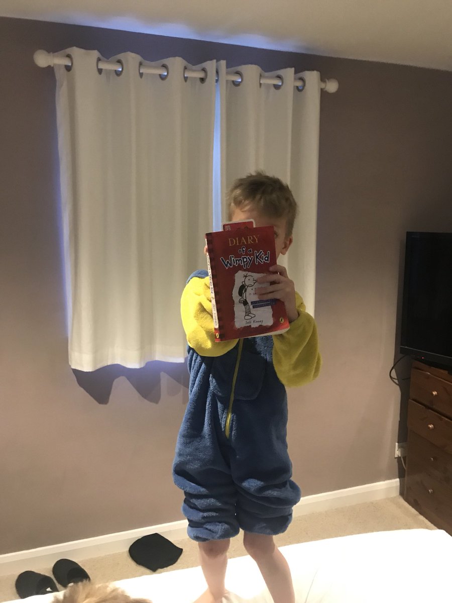 MinorMorgan's tweet photo. Finished wimpy kid 1!! https://t.co/nVQs4t1x5R