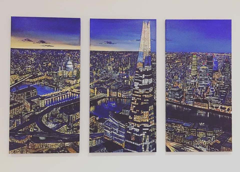 Finished tripdytch of London for James' flat