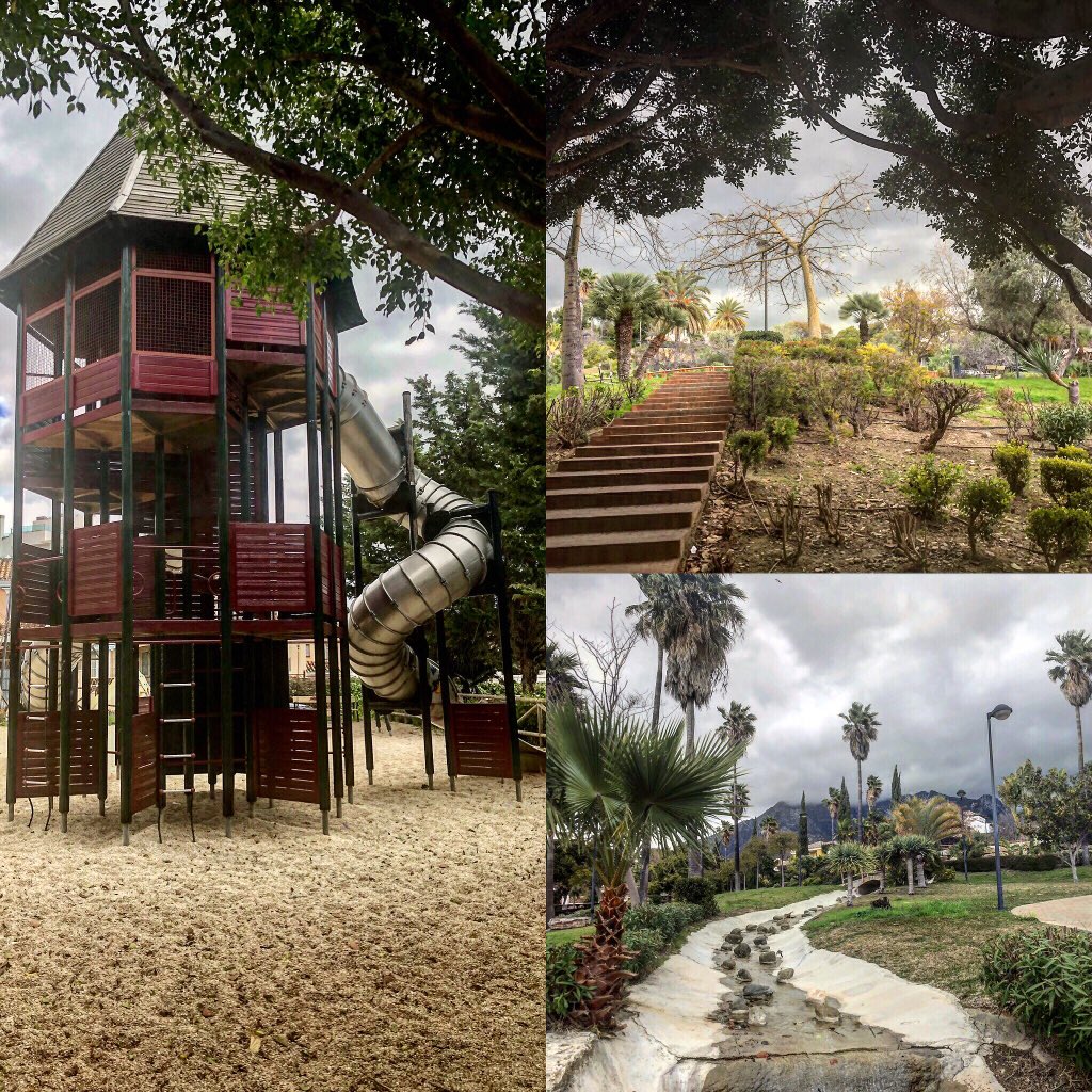 It’s all just a walk in the park, gotta love that slide #nevergrowup