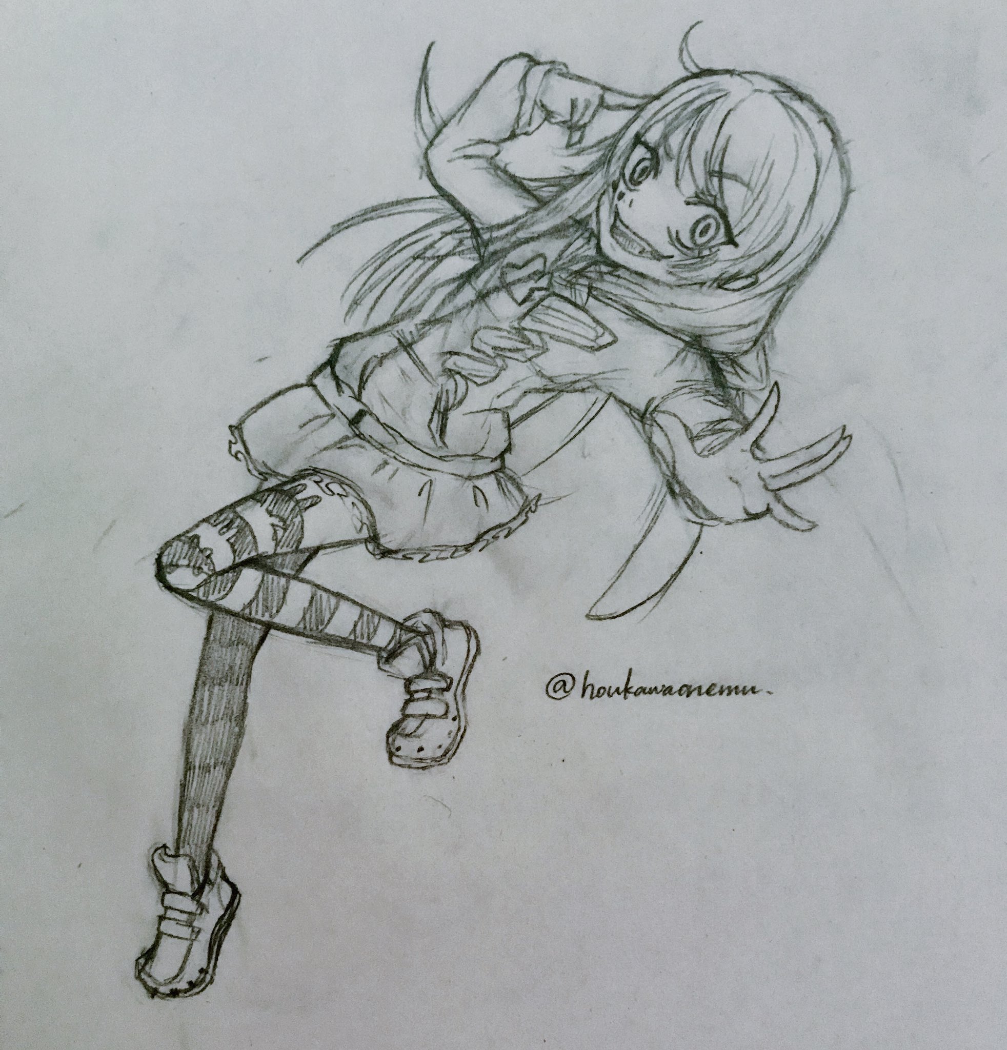 逢鹿 メグメグ可愛い ヤンデレ好きな訳じゃないけど可愛いからおけ コンパスお絵描き メグメグ