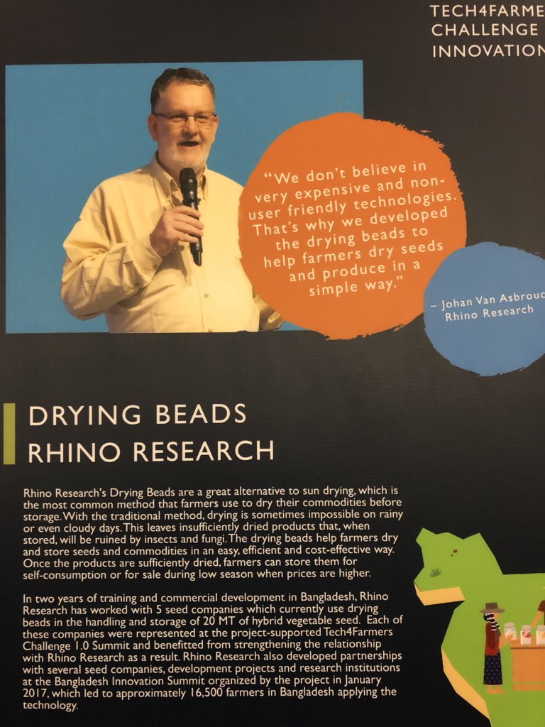 JoyjitDebRoy's tweet photo. #AsiaAgTech partner Rhino Research discussing benefits of using drying beads for small holder farmers with @WinrockIntl Board of Directors in Thailand. https://t.co/YrdtKZc930