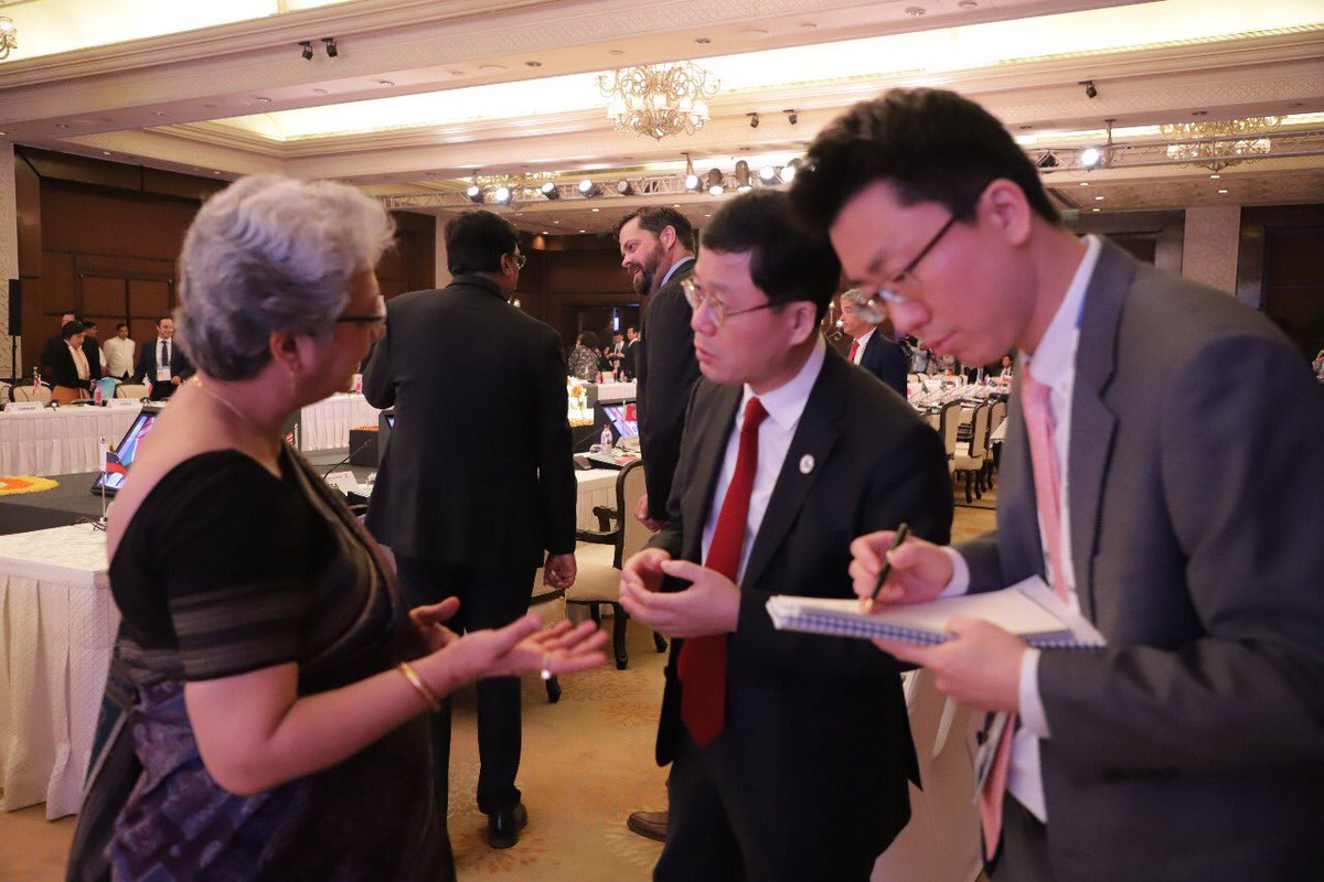 DoC_GoI's tweet photo. Informal WTO Ministerial Meeting: A platform for free and frank exchange of ideas. #WTOdelhi2018 https://t.co/ZgMD3UzvhA