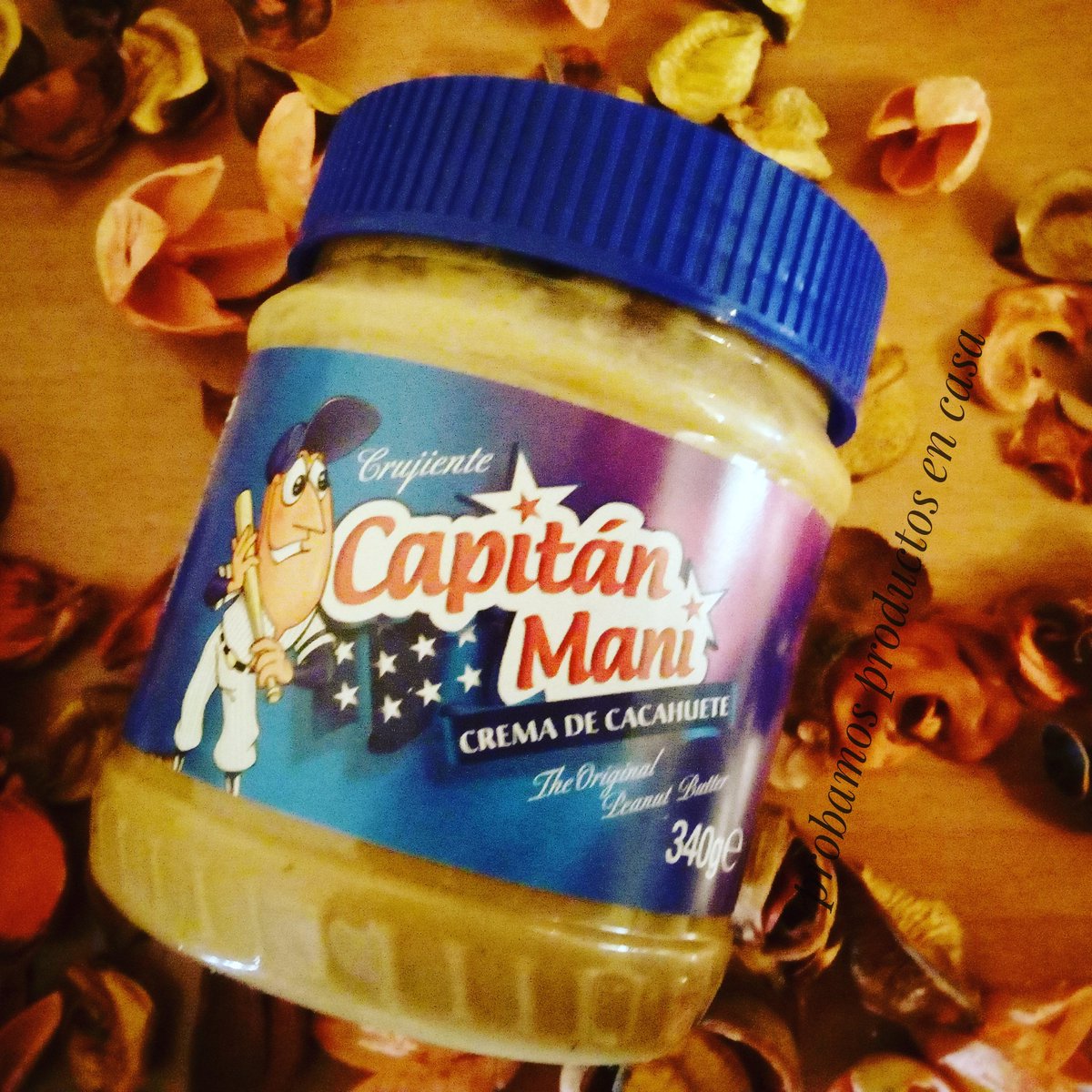 mamebello's tweet photo. Rica crema crujiente de cacahuete de @capitanmaniES para una rica merienda. Me llegó ayer y no dudamos en hacer tortitas americanas rellenas. Está lleno de cacahuetes troceados. 
#probamosproductosencasa @CharHadas #embajadora #food #yummy #capitanmani #cremadecacahuetes https://t.co/bUAKLuBMLx