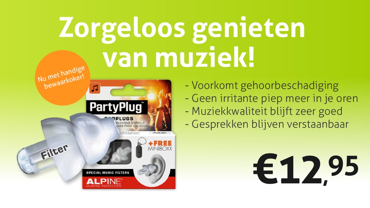Hearplanetnl's tweet photo. Vandaag is de #lente begonnen, dit betekent dat het #festivalseizoen weer van start gaat. Bescherm je gehoor tegen harde muziek en blijvende #gehoorschade met de Partyplug van Alpine. Nu met gratis verzending. https://t.co/aKFcanuj2X https://t.co/45kk9gjWaS