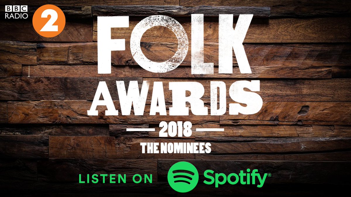 There's just over 2 weeks until we find out the winners of this years #R2FolkAwards check out our Spotify playlist featuring tracks from many of the nominated artists.
open.spotify.com/user/propermus… #FolkAwards2018