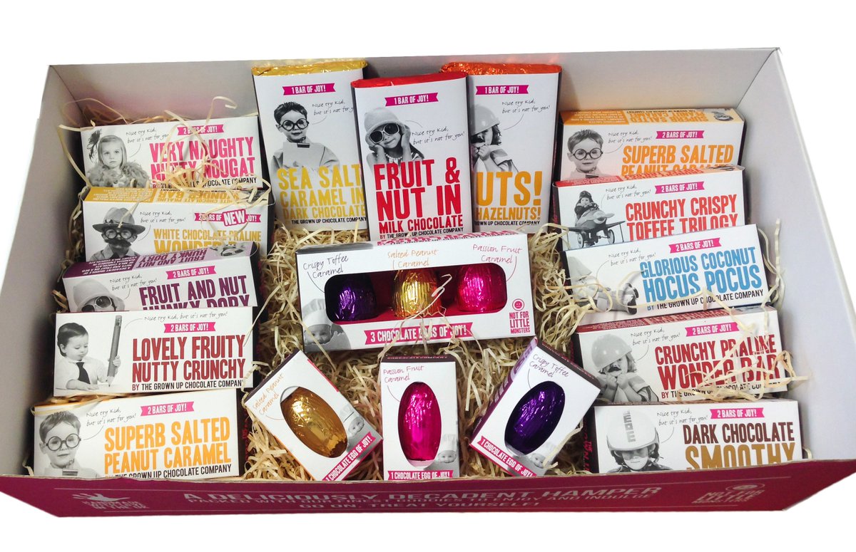 MumsnetTowers's tweet image. Just in time for Easter, this #WinItWednesday we're giving away a sumptuous hamper worth £65 from @grownupchocs. Just follow and RT to win #grownupchocolate