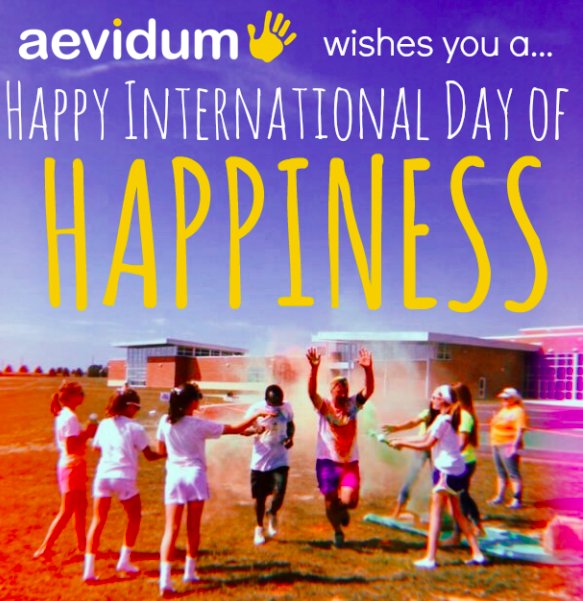Happy #InternationalDayOfHappiness! What are YOU doing to make yourself happy today?